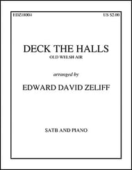 Deck the Halls SATB choral sheet music cover Thumbnail